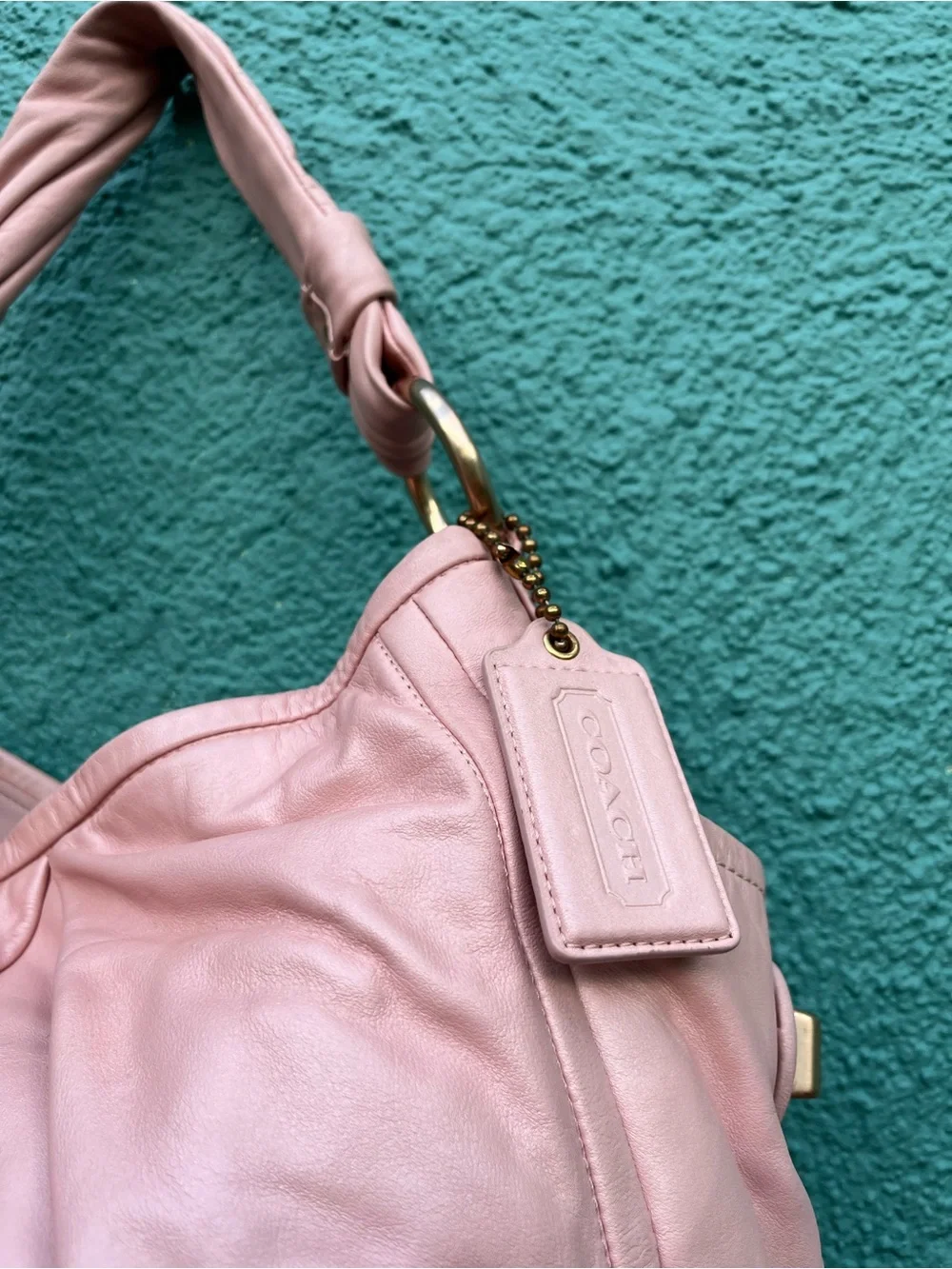 COACH Y2K slouchy pink Parker Hobo bag 13412